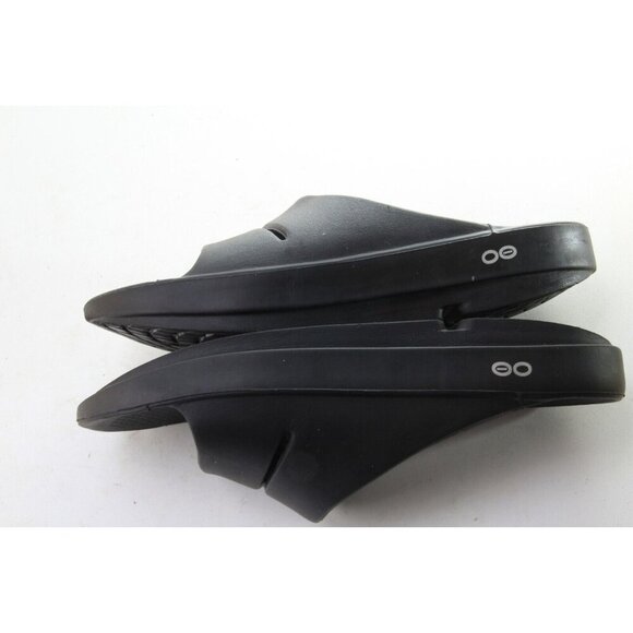 Oofos OOAHH Sandals Unisex Recovery Slide Shoes Black Unisex Women's Sz 9 - Picture 5 of 12